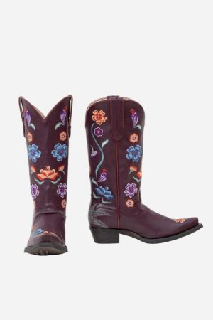 Wild Agave Vegan Leather Cowboy Boots | Wild Flower