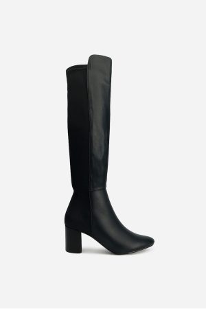 Suga Knee High Boots | Black