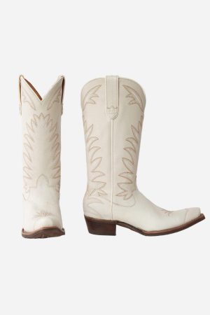 Wild Agave Vegan Leather Cowboy Boots | Lace