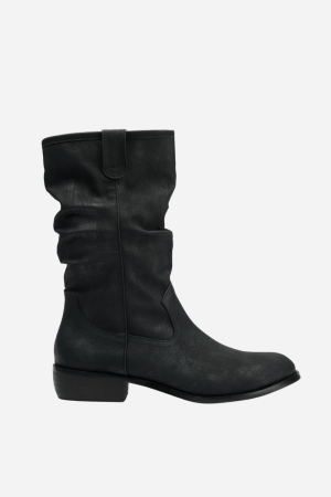 Prune Women's Vegan Leather Western Boots | Black